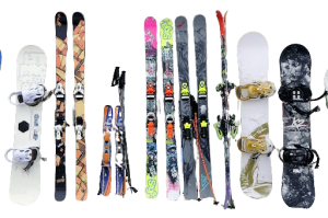 ski and snowboard